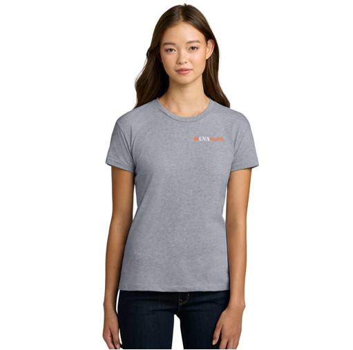 Next Level Ladies Ringspun Cotton Short Sleeve Relaxed Grey Tshirt
